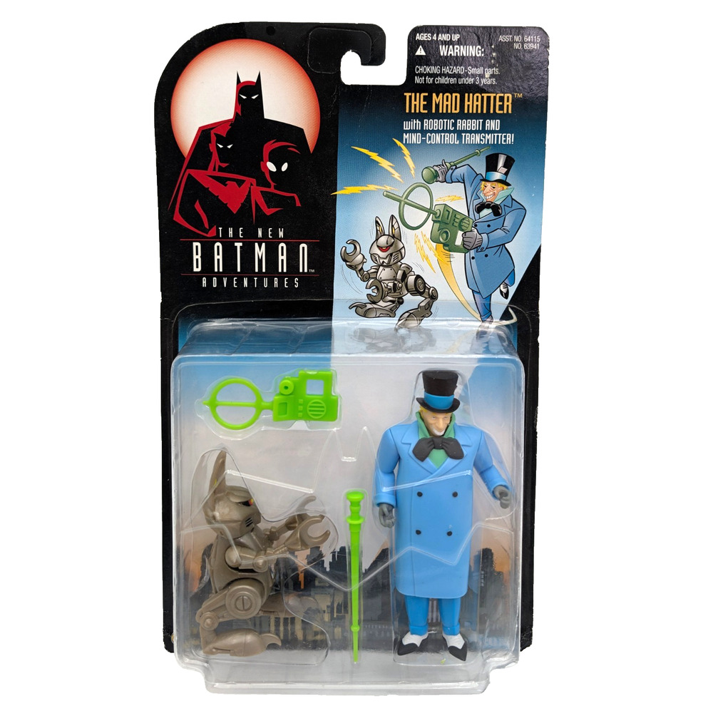 Kenner Mad Hatter New Batman Adventures Action Figure NIB 1997 Animated Series